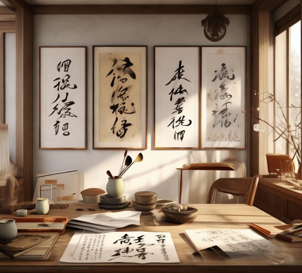 墨香氤氲，书法艺术融入生活点滴