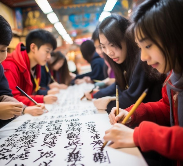 传承与创新，大学生与红色A4生活书法纸的书法之旅