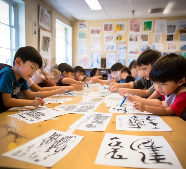长明书画硬笔书法课程助力三年级学子探索艺术世界
