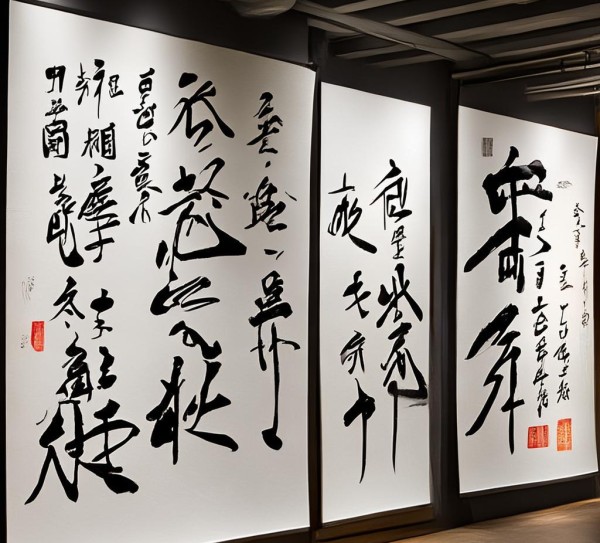 现代书法艺术巅峰探秘，四大名家风采展