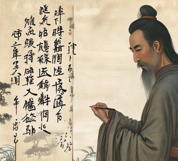 论语智慧，三人行书法艺术与人生哲理探微