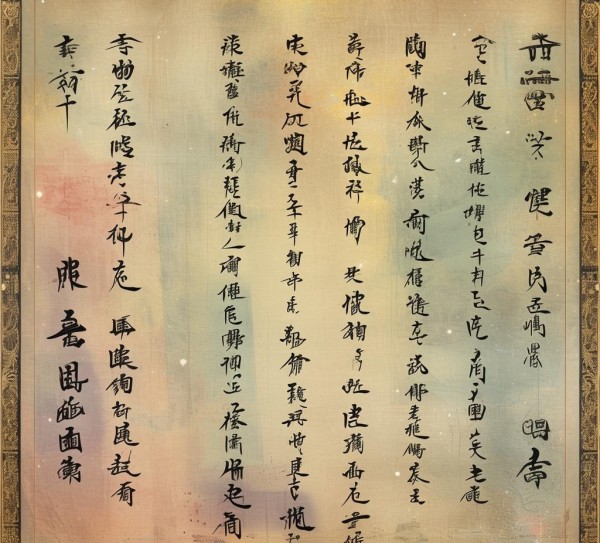 穿越时空的韵味，6排4行书法作品图鉴