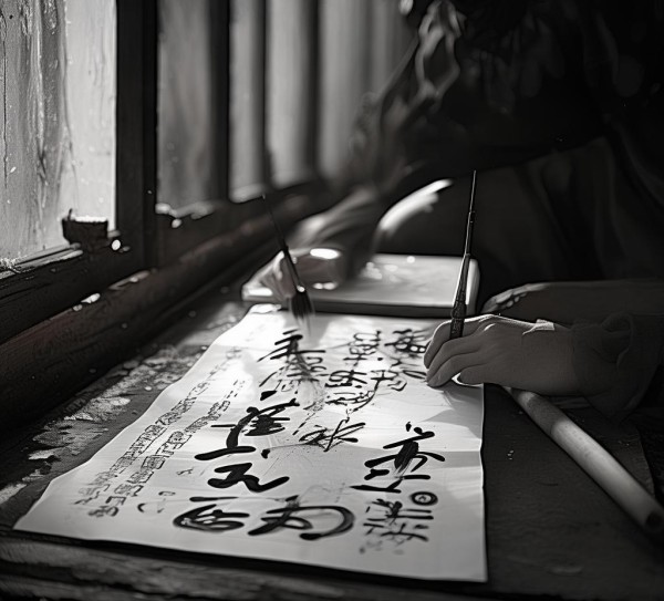 墨舞心音，书法作品里的独处哲思