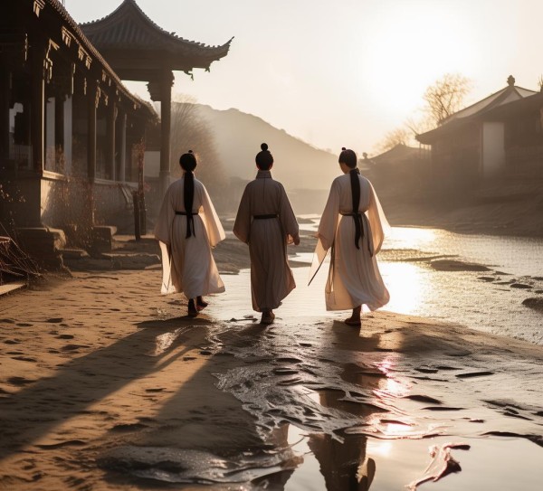 唐河三人行，飘逸书法，传承千年之美